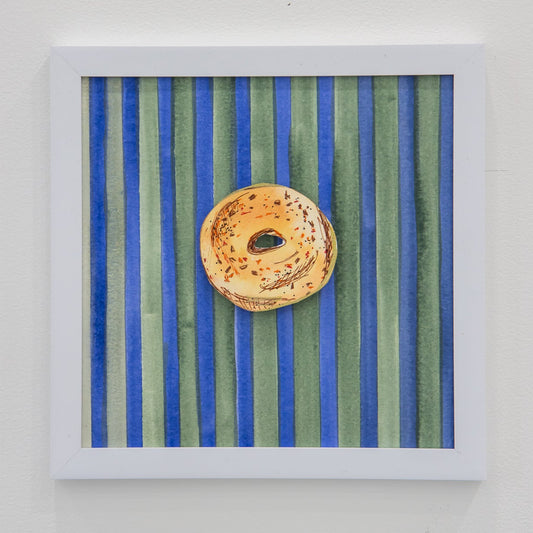 ORIGINAL: NY Icons Bagel Stripe Artwork