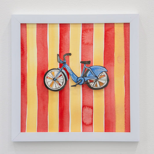 ORIGINAL: NY Icons Citibike Stripe Artwork