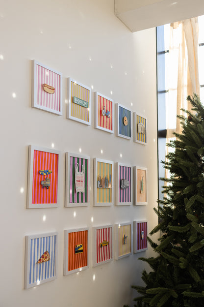 ORIGINAL: NY Icons Citibike Stripe Artwork