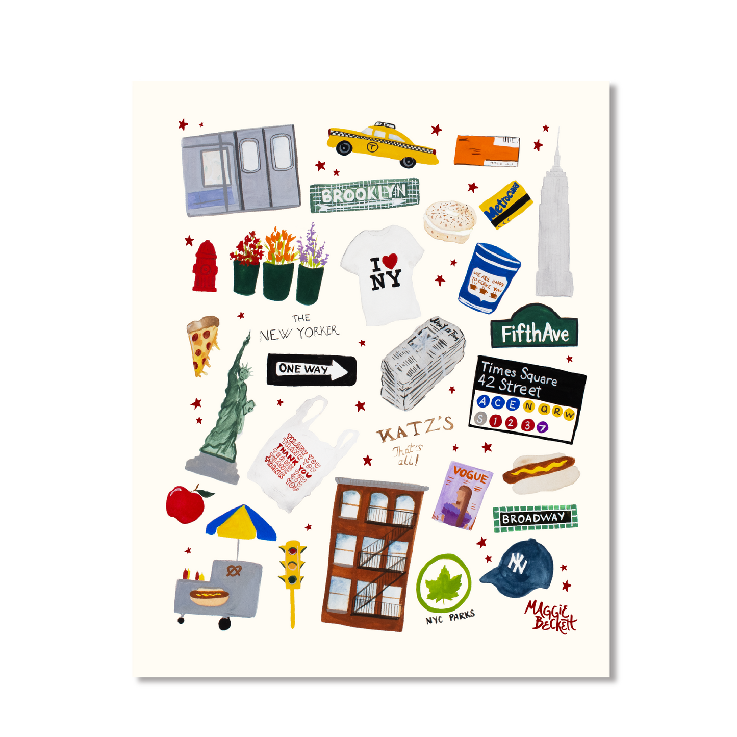 All Around NYC Art Print