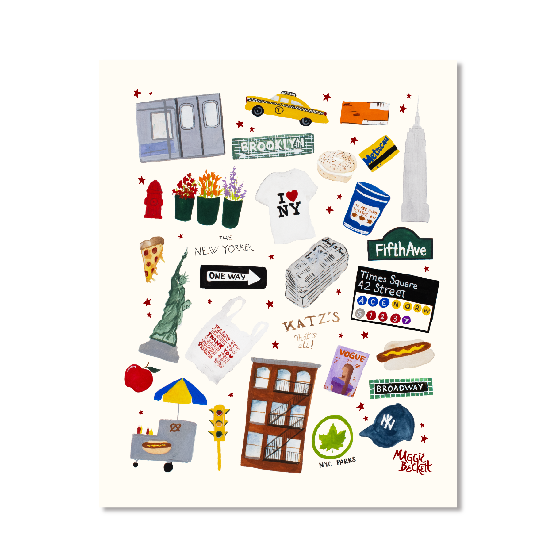 All Around NYC Art Print