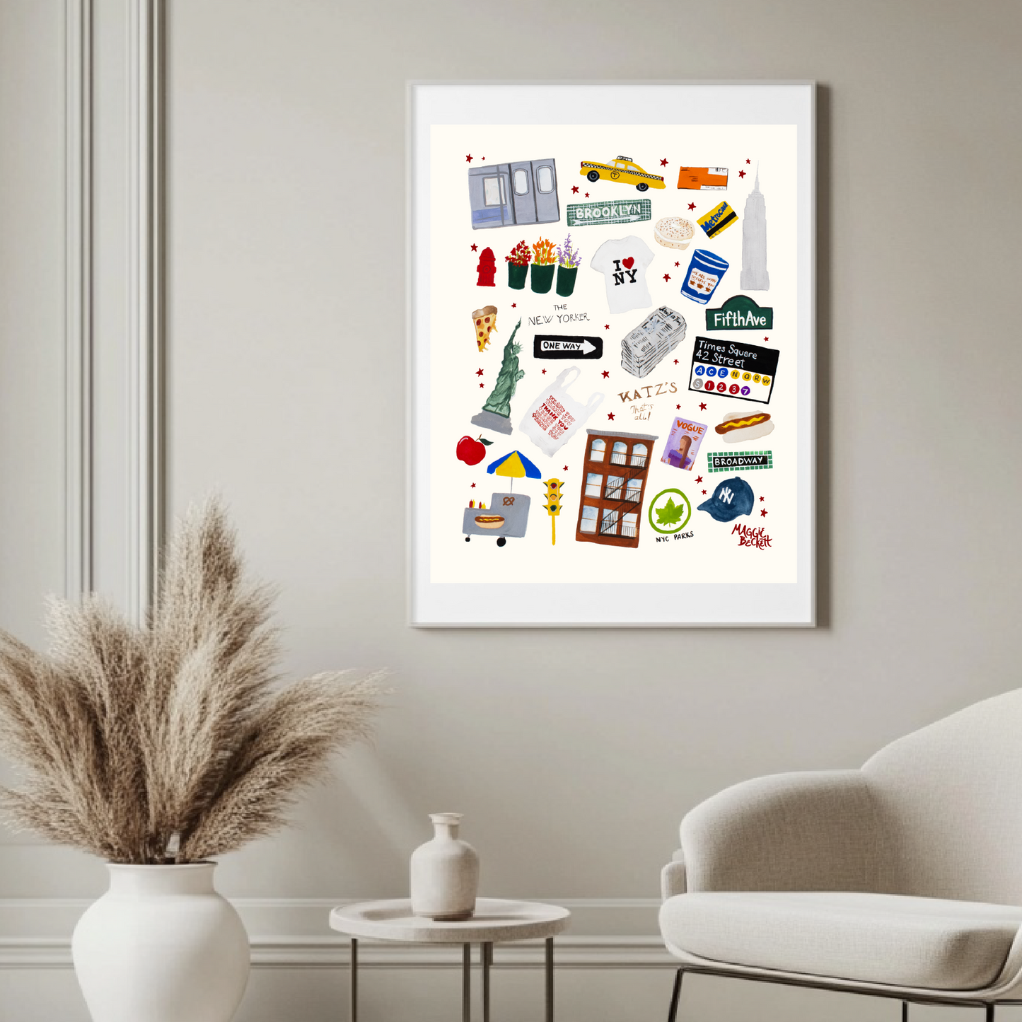 All Around NYC Art Print