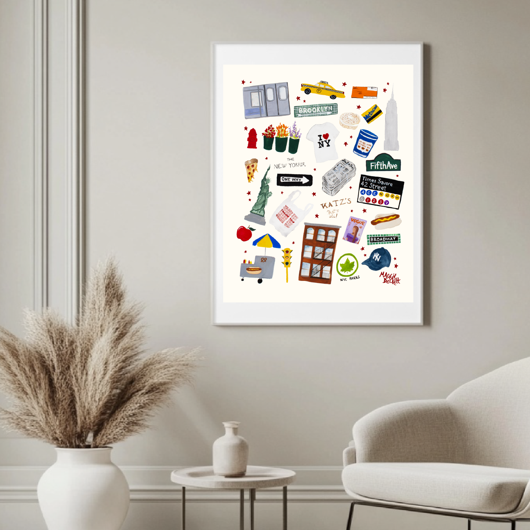 All Around NYC Art Print