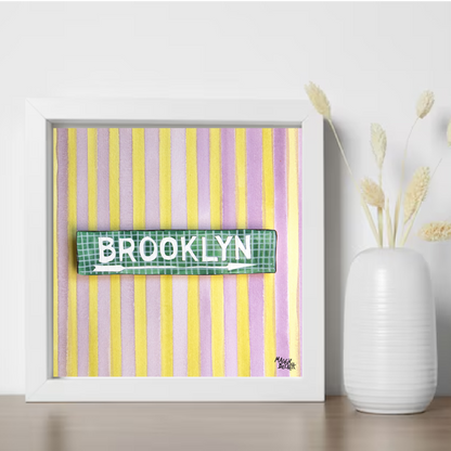 NYC Icons and Stripes Collection Art Prints