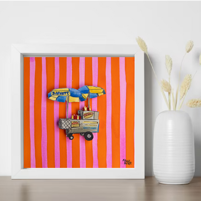 NYC Icons and Stripes Collection Art Prints