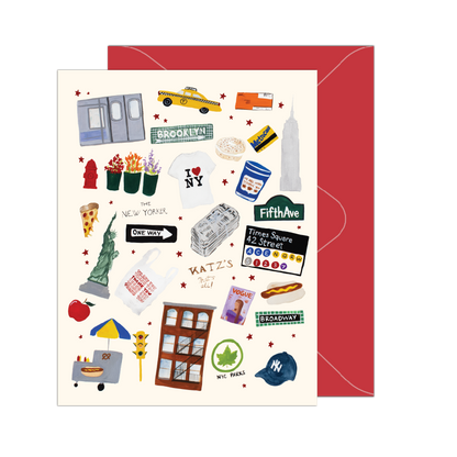 The Icons of NYC Card