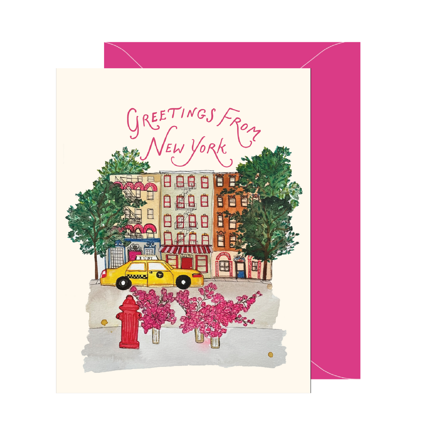 Greetings From New York Card