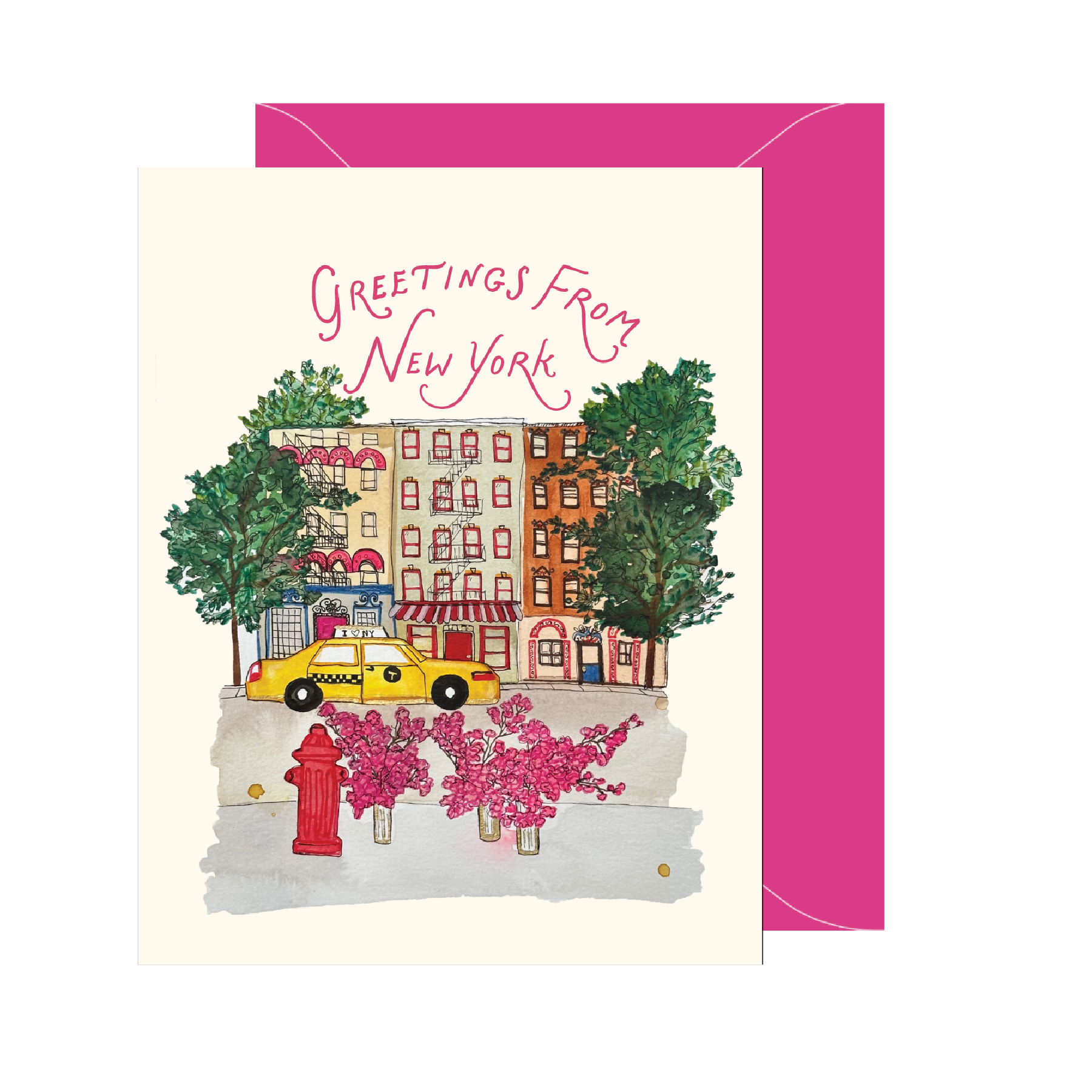 Greetings From New York Card