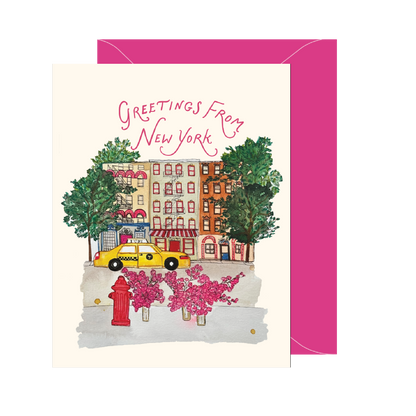 Greetings From New York Card