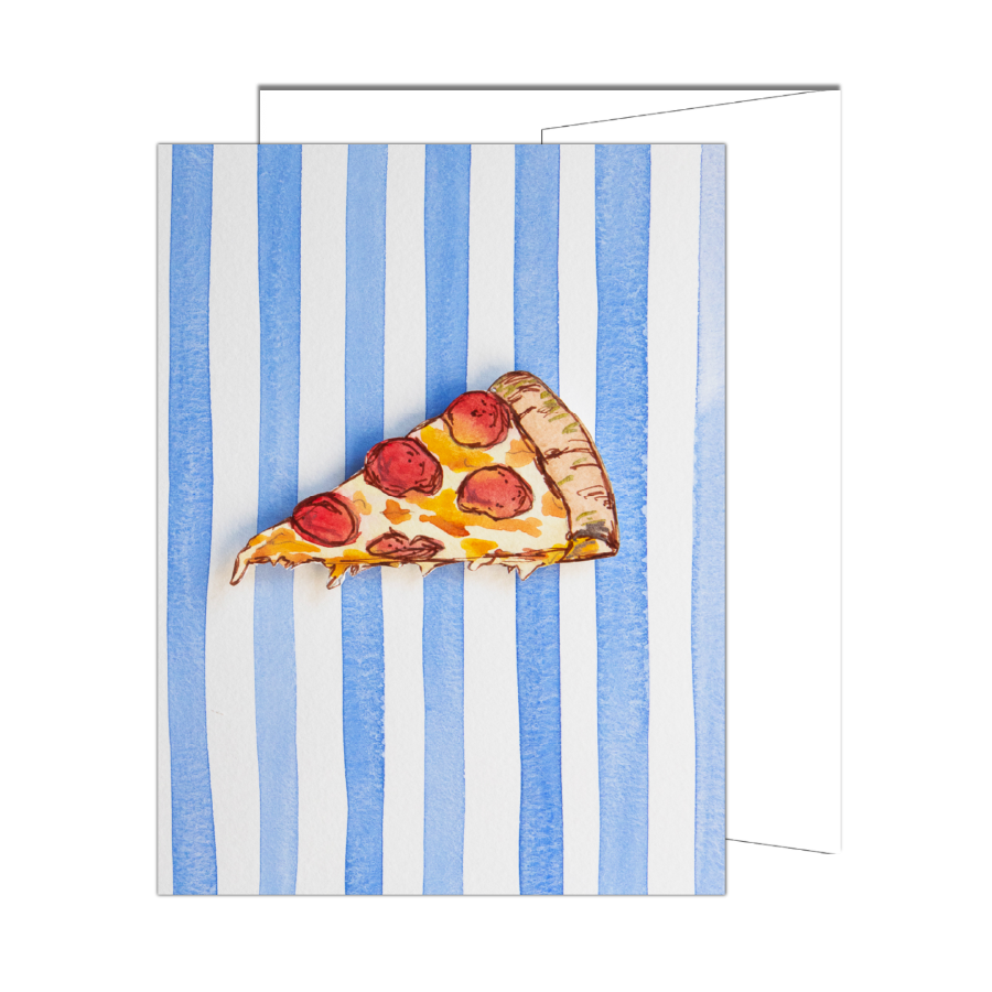 NYC Pizza & Stripes Card