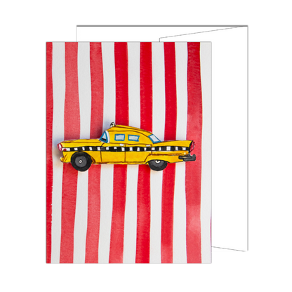 NYC Taxi & Stripes Card