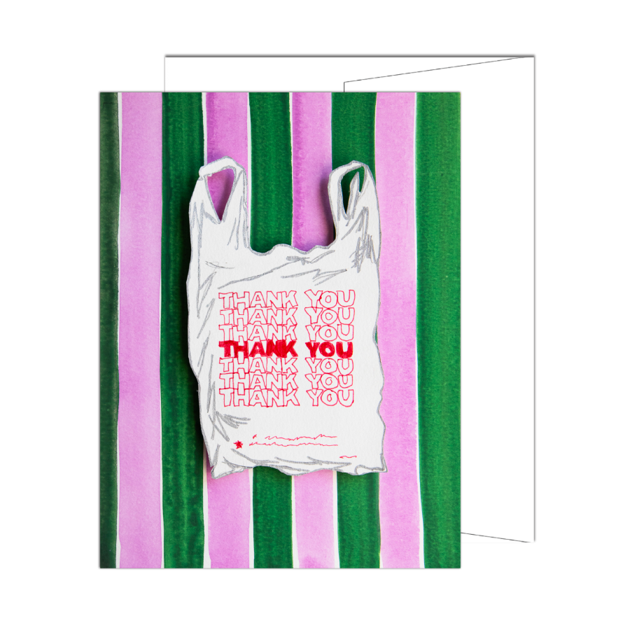 NYC Takeout Bag & Stripes Card