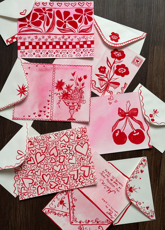 Made Before Midnight: Watercolor Valentines Class- Jan 15th