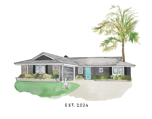 Custom Home Portrait