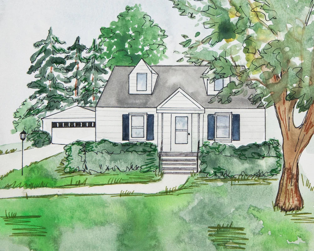 Custom Home Portrait