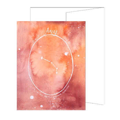 Aries Constellation Card