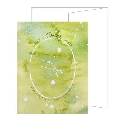 Taurus Constellation Card