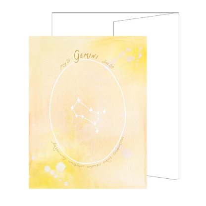 Gemini Constellation Card