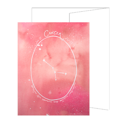Cancer Constellation Card