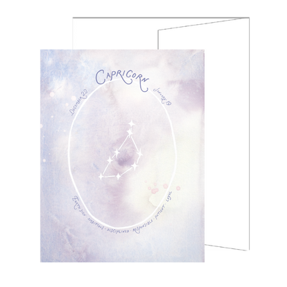 Capricorn Constellation Card