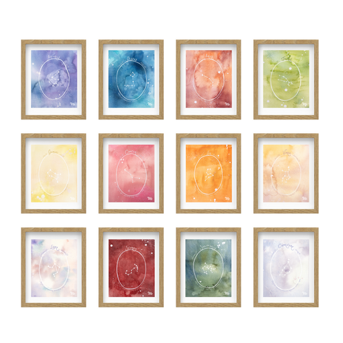 Astrological Signs Collection Art Prints