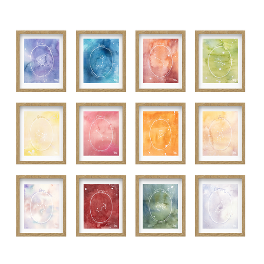 Astrological Signs Collection Art Prints