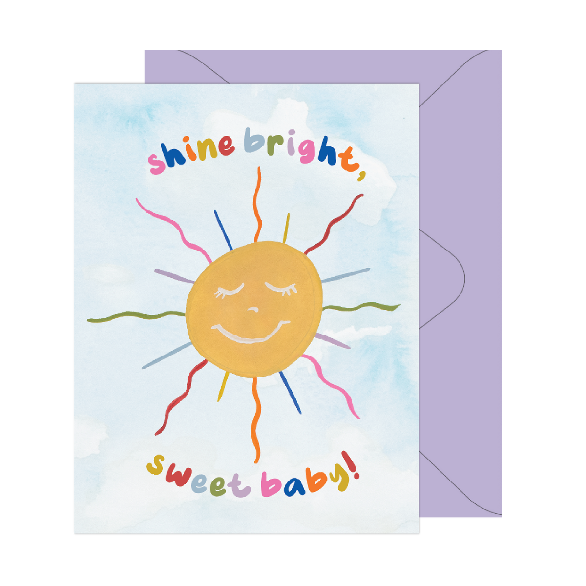 Shine Bright, Sweet Baby! Card