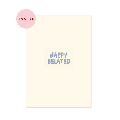 Snail Mail Belated Birthday Card