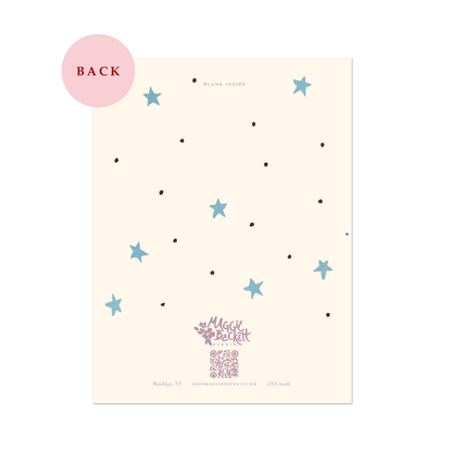 Star Bunting Banner Birthday Card
