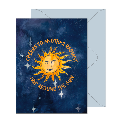 Trip Around the Sun Birthday Card