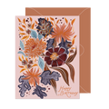 Fall Floral Birthday Card