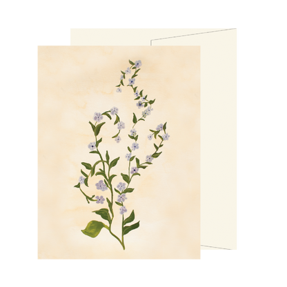 Purple Wildflower Card