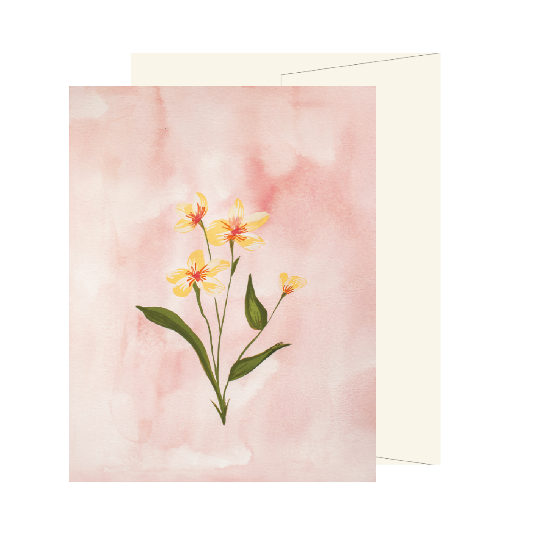 Yellow Wildflower Card