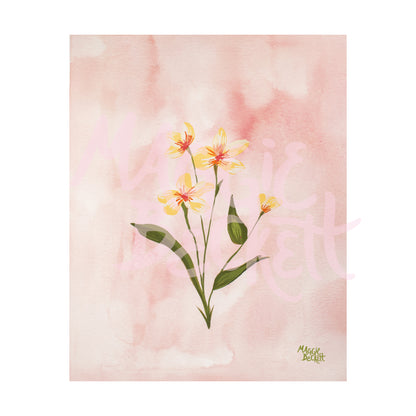 Yellow Wildflower Art Print