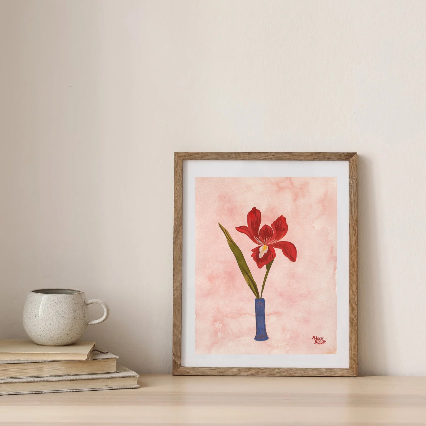 Red Iris Art Print