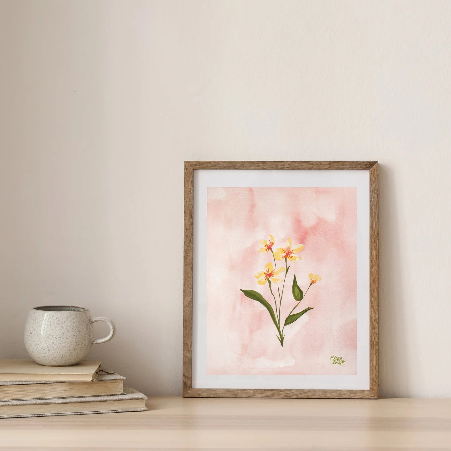 Yellow Wildflower Art Print
