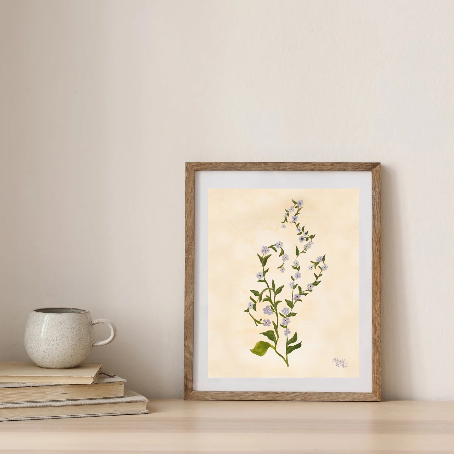 Purple Wildflower Art Print