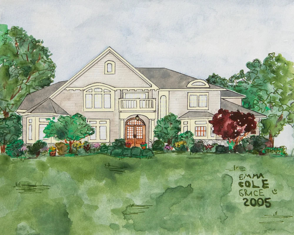 Custom Home Portrait