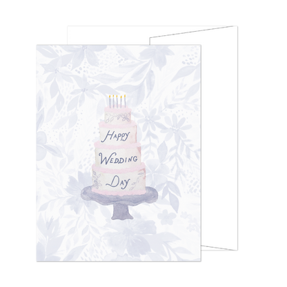 Wedding Day Cake Card