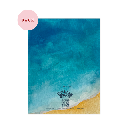 Sending Warm Wishes Beach Card