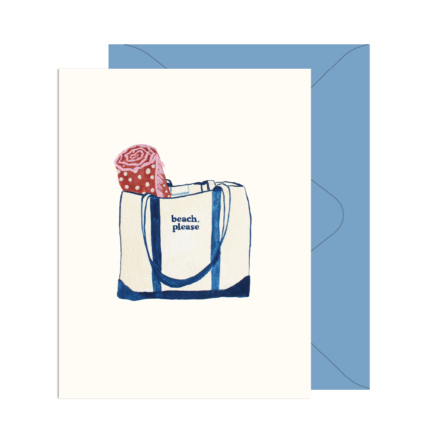 Beach, Please Card