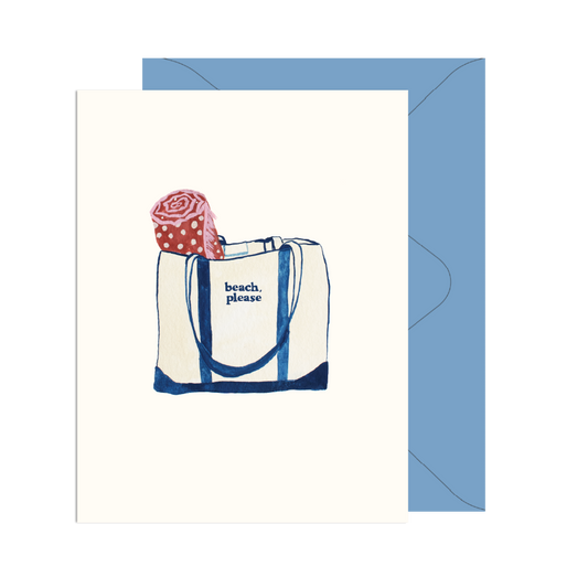 Beach, Please Card