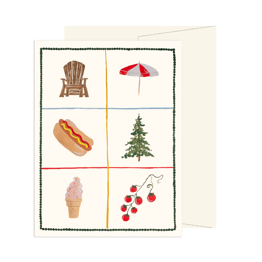 Upstate Summer Icons Card