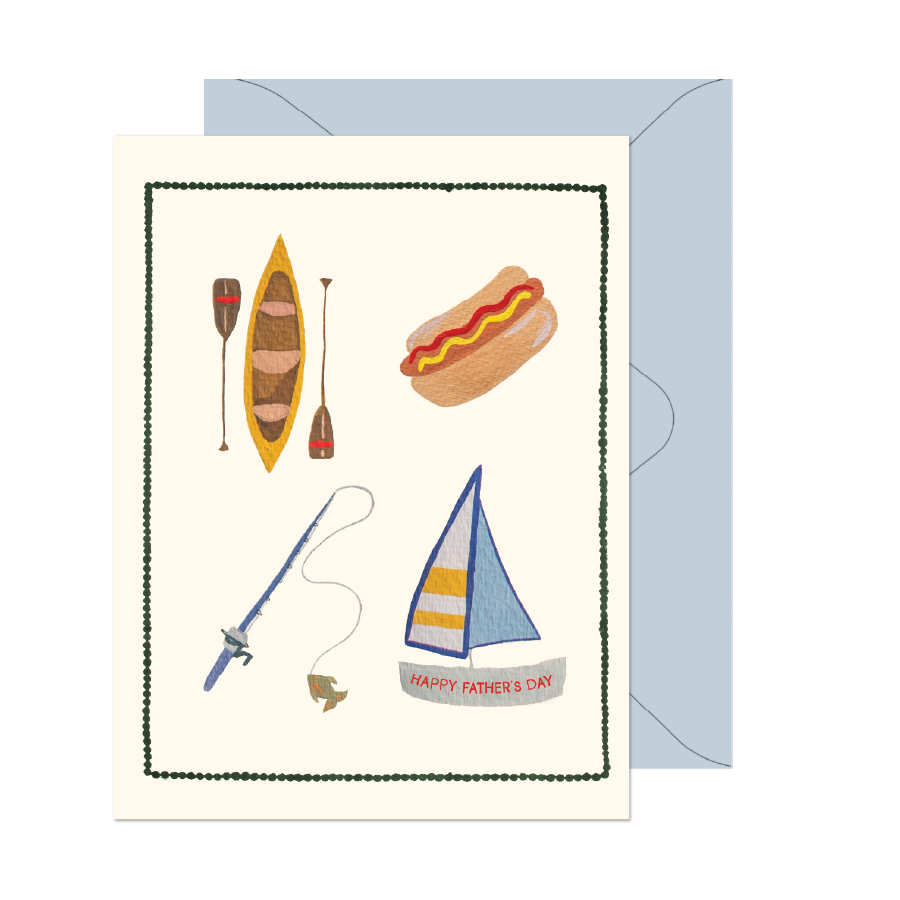 Summer Icons Father's Day Card
