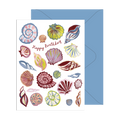 Happy Birthday Seashells Card