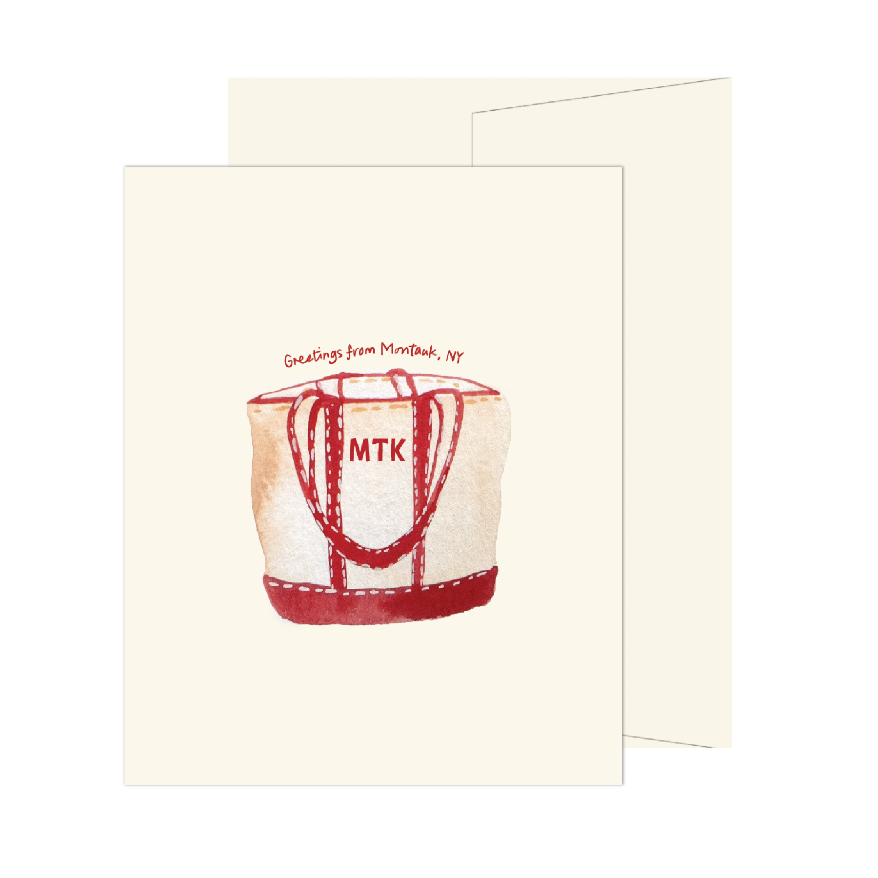 Montauk Beach Tote Card