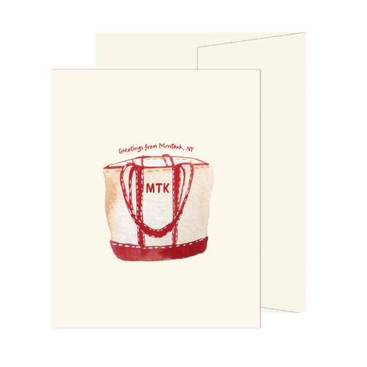 Montauk Beach Tote Card