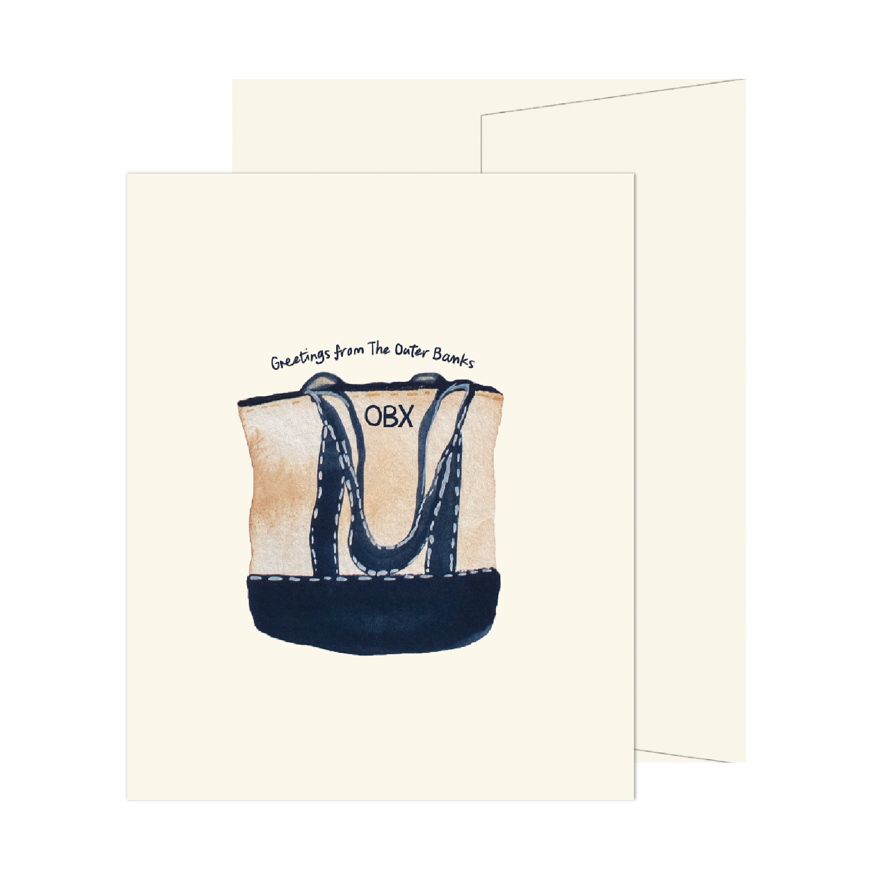Outer Banks Beach Tote Card
