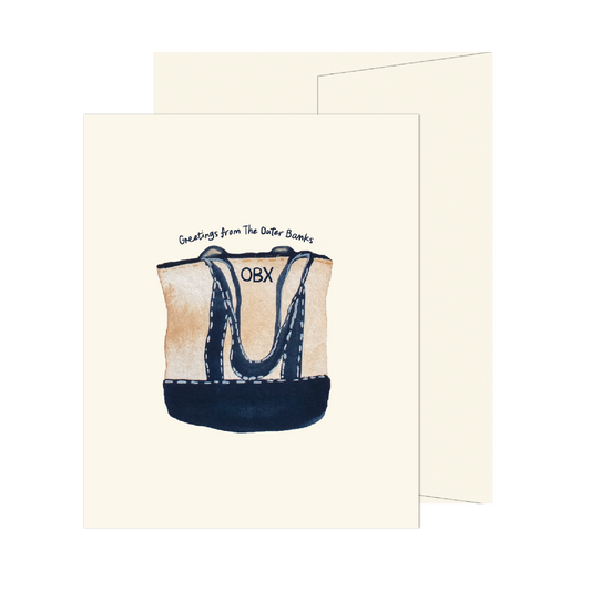 Outer Banks Beach Tote Card