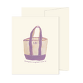 Long Beach Island Beach Tote Card